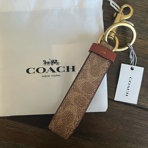 Coach Signature Charm Loop / Wrist Strap / Key Fob/Holder